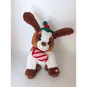 Christmas Animated Musical "Jingle Bells" Flapping Ears Plush Reindeer